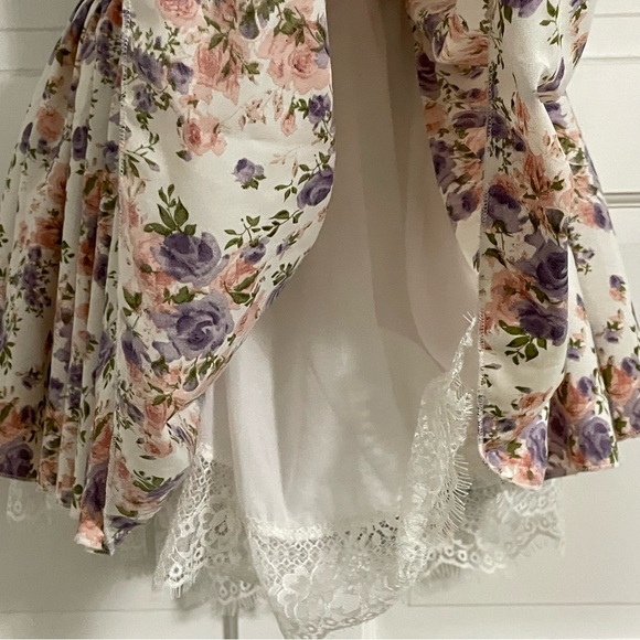 Cider Floral Lace‎ Patchwork Dress with Romper and Corset Top NEW - Picture 7 of 11